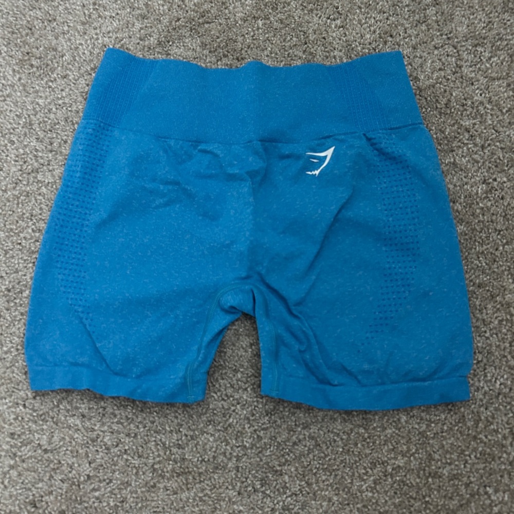 Gym Shark Blue Athletic Shorts